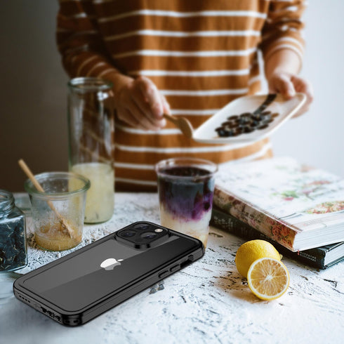 Waterproof Case for 15 Pro Max - Shockproof IP68 Full-Body Sturdy Case with Built-in Screen Protector, Durable