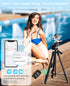 67" Tripod for iPhone, MACTREM iPad Tripod Stand for Camera with 2 in 1 Super Phone Holder & Wireless Remote, Aluminum Extendable iPhone Stand for Video Recording/Selfies/Live Stream/Vlogging