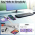 3 in 1 Foldable Magnetic Wireless Charger Keychain, 15W Fast Travel Charger for Phone 15/14/13/12 Pro/Max/Plus,