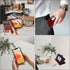 MONASAY Wallet Case for iPhone 12 mini 5G, Flip Folio Leather Cover with Credit Card Holder, Glass Screen Protector