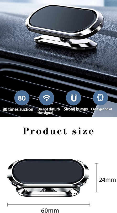 MQAPZLS 360 Cradle2 Phone Holder for Car Magnetic Mount with Rotation, Universal Magnet Mobile Phone Mount Dashboard