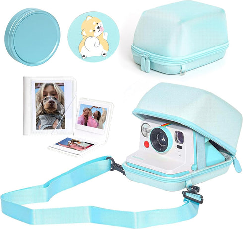 WOGOZAN Camera Case Kit for Polaroid Now 2nd/3rd, Now+ Gen 2/3rd, I-Type,