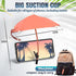 ROCKFEELTEE Phone Umbrella Umbrella for Phone, Clip-On Sun Shade for Smartphones, Universal Fit, UV Protection, Outdoor