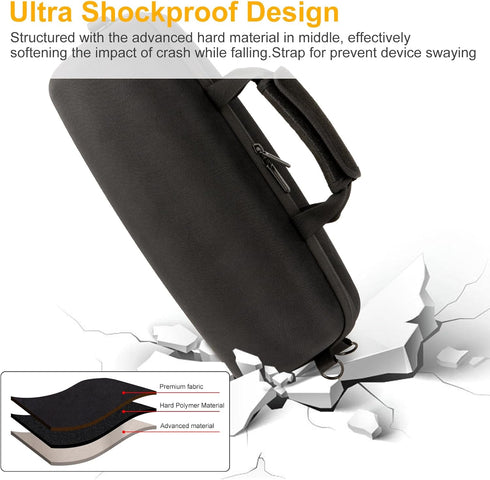 Hard Case for JBL Xtreme 4/Xtreme 3 Bluetooth Speaker - Travel Storage Holder Bag with Shoulder Strap