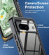 Design for Google Pixel 8 Case, Waterproof Dustproof Full Protection with Screen Protection Cover, Black