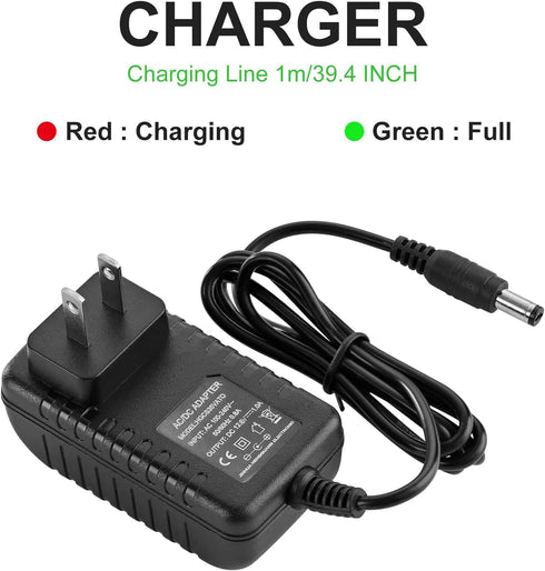 12V ~ 12.61A Massage Gun Charger for 12.6V Power Cord Universal Adapter Switch Power Supply Adapter Charger