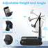 Multi-Angle Adjustable Mobile Phone Holder with Built-in Bluetooth Speaker, Easy to Carry, Unique Gift
