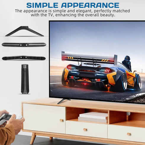 32 Inch BESTYASH Universal Tv Stand Legs with Screws Replacement Tv Feet Base Stand Mount for Smart Tvs Tabletop Use