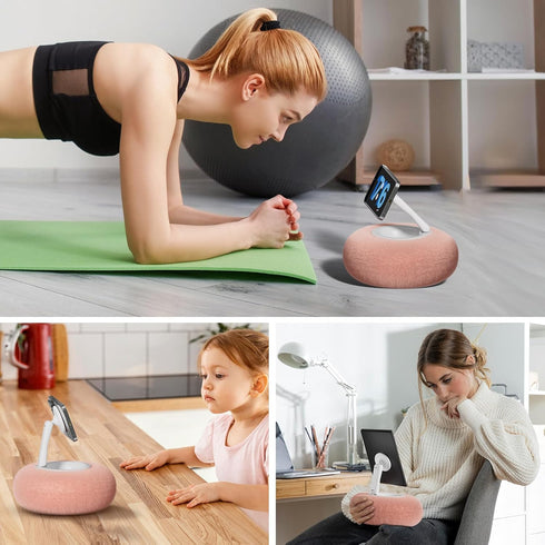 SupeDesk Cozy 2 3.5-7" Magnetic Phone Pillow Stand, Phone Holder for Bed,Lap,Desk, Pillow Stand with Snack Bowl