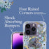 Rifle Paper Co. iPhone 14 Pro Case, Garden Party Blue Floral Pattern, Compatible with MagSafe, 10FT Drop Protection