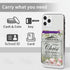 Rossy Adhesive Cell Phone Wallet, Stylish Lycra Card Holder with Bible Verse Philippians 4-13 for All Smartphones