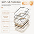2-Pack Goton Waterproof Apple Watch Case for SE Series 6 5 4, 40mm 360 Protective Glass Face Cover + Back Bumper