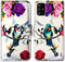 Case for Galaxy A71 5G, Hummingbird in Flowers Leather Flip Wallet Cover with Card Slot Holder Kickstand