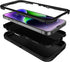 MXX 13, 3-Layer 13 6.1" Case for iPhone with Tempered Glass Screen Protector,Camera Lens Protector Full Heavy Duty Body