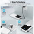 TXQX 10000mAh Pack 5 3 Portable Charger with Built in Cables,High Speed Power Bank Travel Battery Outputs Inputs