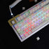114 Keys White Jade Keycaps PBT Doubleshot Cherry Profile Keycap Set for 61/87/104/108 Mechanical Keyboard