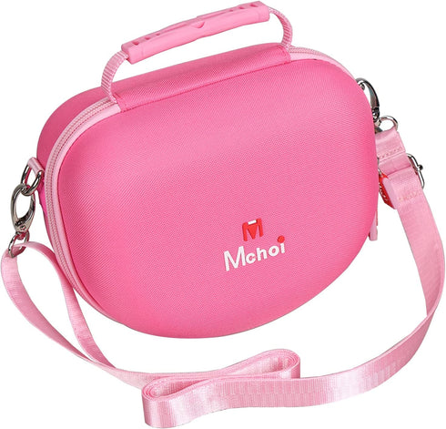 Mchoi Hard Carrying Case for Riwbox CT-7 Pink, Jack CT-7S Cat Green, iClever IC-HS01 Bluetooth Headphones