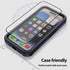 Whitestone 5PACK EZ Glass Screen Protector for iPhone 15 - Full Coverage, Easy Install JIG Included, 2023 Model.