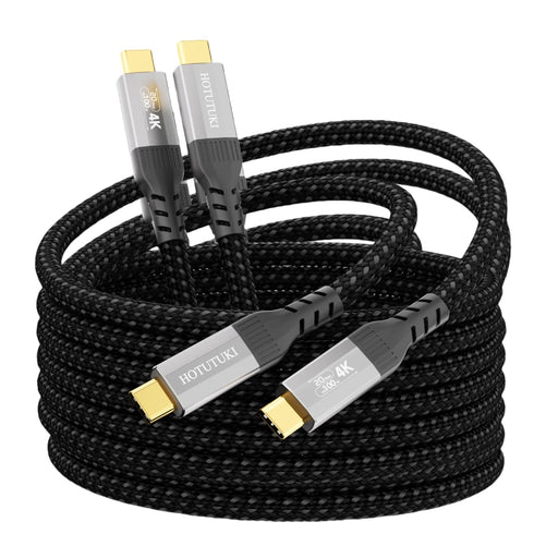 HOTUTUKI 2-Pack 10FT USB-c Cables,20Gbps Data Charging Cable,100W USB 3.2 Gen 2 High