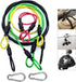 Camera Safety Tether, Stainless Steel Cable Wire Colorful Coating Lanyard with Hook