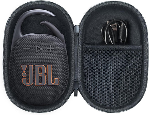 Case for JBL Clip 5 Portable Bluetooth Speaker, Waterproof and Dustproof Cover for Home, Outdoor, Travel (Black) - Box