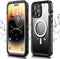 Hllhunkhe Waterproof Case for iPhone 14 Pro Max, Full Body Shockproof Dustproof with Screen Protector, Black 6.7''