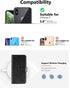 OCASE Black Phone X Wallet Case - Leather Flip Wallet with Card Slot, Kickstand & Wireless Charging for Phone 10