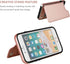 OT ONETOP Wallet Case for iPhone 7 Plus/8 Plus, Premium PU Leather, Card Holder, Kickstand, Shockproof Cover (Rose Gold)