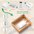 Pezin & Hulin Bamboo Charging Station Organizer for Multiple Devices, Desktop Docking Station for Phone, Tablet,