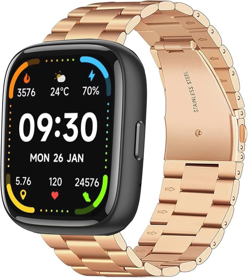 Stainless Steel Metal Replacement Strap for IDW17, IDW21, IDW23, IDW25, IDW26 Smart Watch, Compatible with Faweio IDW26