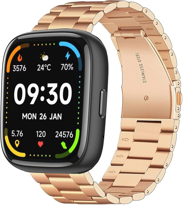 Stainless Steel Metal Replacement Strap for IDW17, IDW21, IDW23, IDW25, IDW26 Smart Watch, Compatible with Faweio IDW26