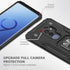 Asuwish Samsung Galaxy S9 Plus Phone Case with Tempered Glass Screen Protector, Hybrid Protective Cover with Ring