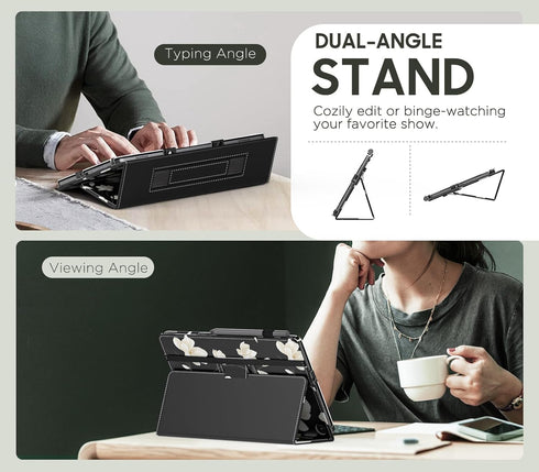 MoKo Slim Folding Stand Case for Amazon Kindle Fire Max 11 (13th Generation, 2023 Release) 11" with Auto Wake/Sleep,