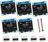 EPLZON 5 Pack 1.3 inch OLED IIC Display Module 128x64 Pixel Mini Self-Luminous