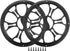 ACROPIX Universal 10" Car Speaker Grills Cover, Round Protective Case with Mounting Screws, ABS Black - 2 Pack