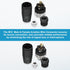 MECCANIXITY 5 Pin M12 Male & Female Aviation Wire Connector, 4 Set Waterproof IP67 Circular Connector for Networks