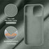 Cordking iPhone 13 Pro Max Case, 6.7" Ultra Slim Silicone, Shockproof with Soft Anti-Scratch Microfiber Lining, Calke