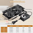 80mm 25mm 110V 120V 240V Wathai x Computer Fan with AC Plug, Dual Ball Big Airflow Variable Speed Controller AC