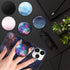Foldable Expanding Phone Sockets Finger Grip Holder for Smartphone and Tablets - Nebula Galaxy