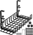 Under Desk Cable Management Tray - 16” No Drill Cord Organizer with Clamps for Wire Management, Pack of 1