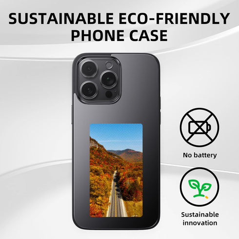 Ink Phone Case for iPhone 14 PRO MAX - Smart Picture Phone Case with APP Control, Black