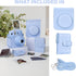 Camera Case and Album for Fujifilm Instax Mini 12, Carry Bag with Strap and Photo Album - Pastel Blue