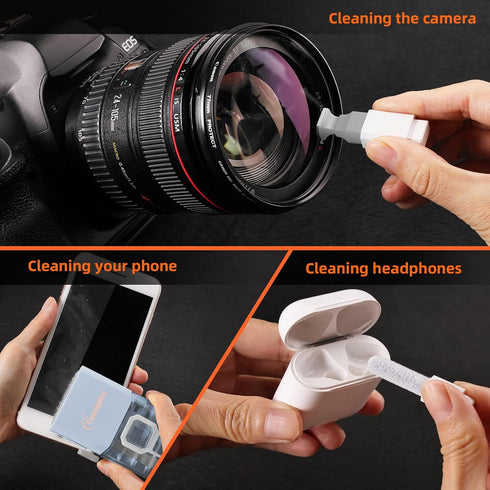 10-in-1 Laptop Keyboard Cleaning Kit, Electronics Screen Cleaner Tool with 3 in 1 Earbud Cleaner Pen, Camera Lens Pen