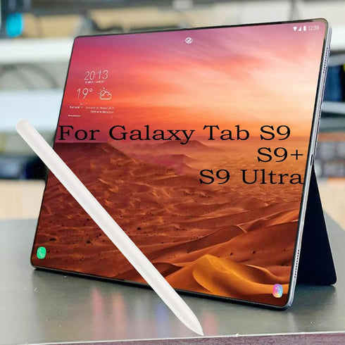 Beige Galaxy Tab S9 Ultra S Pen Replacement, Stylus Pen for Samsung Galaxy Tab S9 Plus with Bluetooth