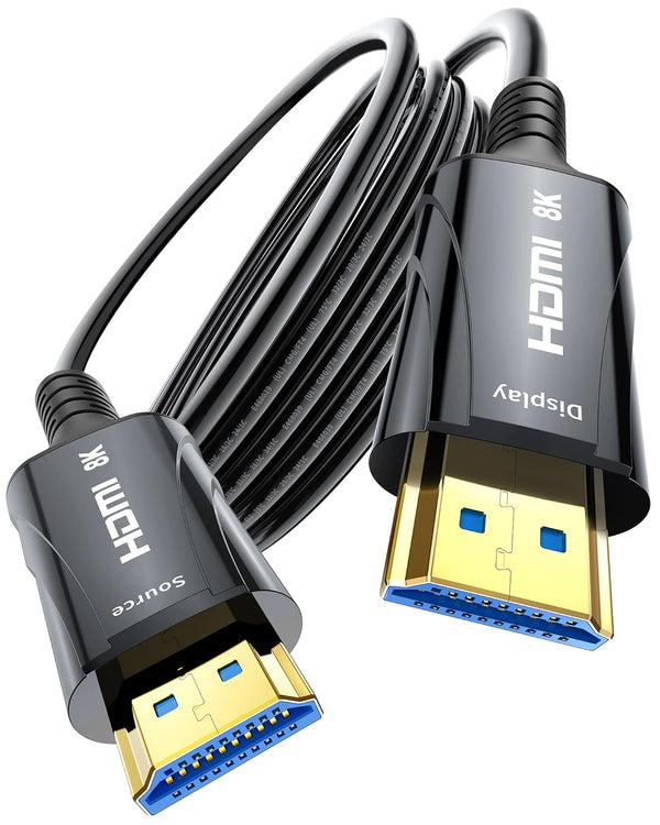 Cratree 8K Fiber Optic HDMI Cable 10FT - HDMI Cable 48Gbps,High Speed