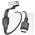 USB C Charger Cable, 60W 6ft Type C Charging Cable, Flat 90-Degree C-Port for iPhone 15 Pro/Pro Max, MacBook