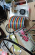 Fielect 2pcs IDC Rainbow Wire Flat Ribbon Cable, 50 Pin 30cm Length, 2.54mm Pitch
