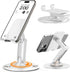 Cooper 360° Stand - Adjustable Cell Phone Stand for Desk, 360° Click-Rotating, Multi-Angle, Portable, Cream White
