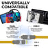 inCharge 30 cm 6-in-1 100W Rolling Square XL - USB-C Cable, Universal Smartphone Cable, Gift for Men, Universal Charger