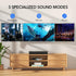 Small Sound Bar for TV, PC, Gaming | Mini TV Speaker Soundbar with Bluetooth/HDMI ARC/Optical/AUX/USB Connections